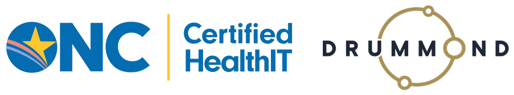 ONC Certified Health IT, certified by Drummond