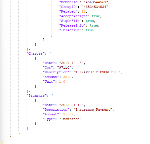 JSON Data View